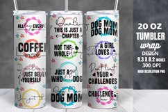 Motivational Quotes Tumbler Wrap Sublimation Product Image 1