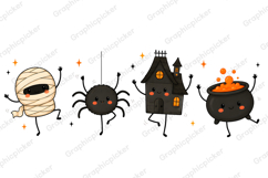 Fall Halloween Pumpkin Ghost Friends PNG, Halloween Ghost Product Image 3