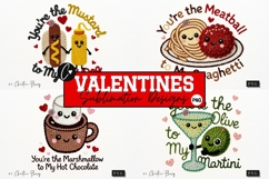 Funny Valentine PNG Faux Latch Hook Yarn - 4 Designs Product Image 1