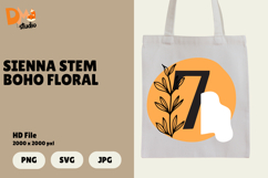 Sienna Stem Boho Floral Monogram Product Image 1