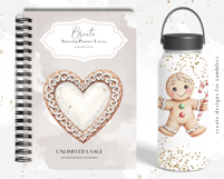 Gingerbread Cookies Clipart, 20 PNG Christmas Cookie Product Image 8