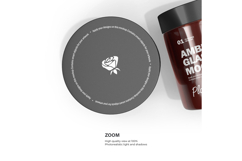Amber Glass Jars - PSD Mockup Product Image 7