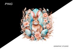 Easter Clipart, Easter Egg Clipart, Easter Bunny Png Product Image 1