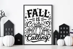 Fall Is Calling Svg, Fall Season Svg, Pumpkin Patch Svg. Product Image 9