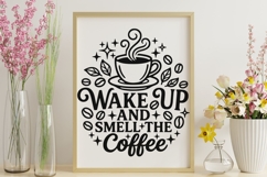 Wake Up And Smell The Coffee Svg, Coffee Lover Svg. Product Image 9