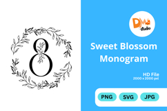 Sweet Blossom Monogram Product Image 1