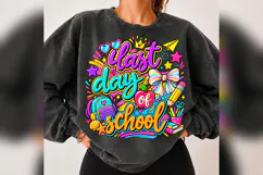 Last Day of School PNG, Colorful Teacher Student Design Product Image 4