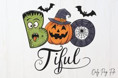 Funny Halloween Quotes Sublimation, Watercolor Clipart Product Image 1
