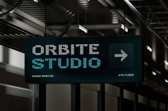 Bitcloid - Modern Futuristic Digital Dot Font Product Image 8