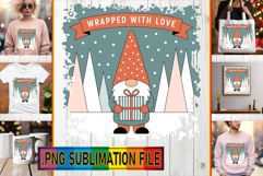 LUMINOUS TSHIRT Ideas PNG, Holiday Gnome Product Image 1