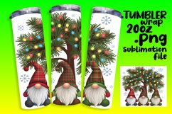 20oz Tumbler Wrap for DIY , Gnomes Product Image 1