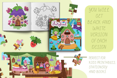 Fairyland clipart, seamless patterns and designs collection Product Image 8