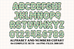 Back to School Alphabet png, letters doodle, school clipart Product Image 2