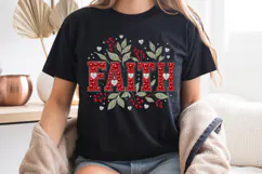 Faith PNG, Red Rhinestone Christian Bling Sublimation Design Product Image 8