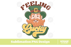 Happy St Patrick&#039;s Day PNG DTF Irish Lucky Leprechaun Beer Product Image 1