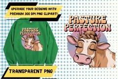 Unique PNG Artwork for T-Shirt Crafts , Funny Cow Product Image 1