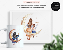 To The Moon and Back Clipart Portrait Creator Product Image 6