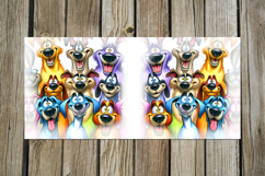 Funny pets | 4 Cartoon Mug sublimation designs PLUS2 Product Image 4