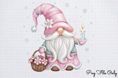 Retro Pink Christmas Sublimation Clipart PNG Product Image 1