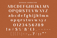 Bufagis - Stylish Sans Serif Font Product Image 8