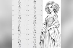 50 Procreate Baroque Fashion Style Stamp Brushes Product Image 8