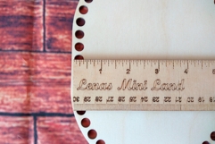 Oval basket base digital file, make myself handmade craft cr Product Image 7