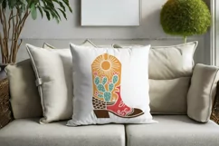 Cowboy boots cut file svg, png Cowgirl boot Cactus decor svg Product Image 6