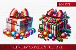 Christmas Present clipart, Christmas Present sublimation Product Image 1