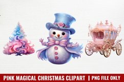 Pink Magical Christmas Sublimation Product Image 1
