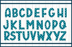8 Winter Alphabets Bundle, Decorative ABC Sublimation Files Product Image 3