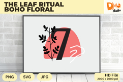 The Leaf Ritual Boho Floral Monogram Product Image 1
