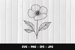 Simple Bloom SVG PNG Product Image 1