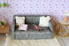 Miniature needles with knitting yarn tutorial PDF dollhouse Product Image 8