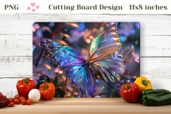 Butterfly Cutting Board, Holographic Cutting Board Template Product Image 1