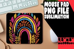 Chromatic Black Magic: Sublimation Mouse Pad Product Image 1