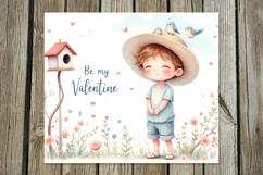 Be my Valentine | 4 boy Skinny Tumbler Sublimation Designs Product Image 4