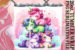 PRESENT OF HARMONY 20oz TUMBLER WRAP, Cute Animals Product Image 1