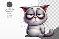 Funny cat clipart, Cat clipart, Animals clipart Product Image 1