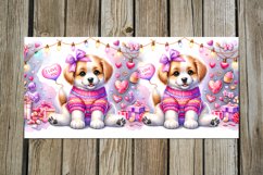 Valentine animals | 4 cute puppy mug sublimation designs Product Image 4