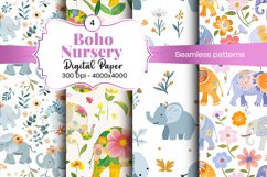 Nursery Boho digital paper Seamless backgrounds Product Image 12