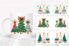 Christmas Mug Wrap Bundle. Christmas Mug Sublimation Product Image 9