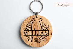 Music Monogram SVG Bundle A-Z Product Image 8