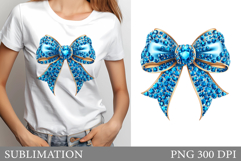 Bow Sublimation. Bow T-Shirt Design Product Image 1