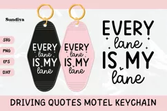 Funny Driving Motel Keychain SVG Vol.2 | My Lane Product Image 1