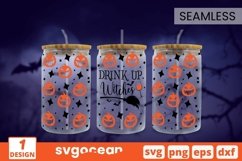 Halloween Can Glass Wrap | 16 oz &amp; 20 oz Libbey Glass Product Image 8