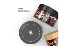 3D Amber Glass Jars - PSD Mockup Product Image 7