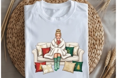 Christmas motivational women png design for T-shirts Product Image 5