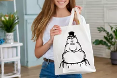 Groundhog Day Printable SVG,PNG Groundhog Hamster Product Image 6