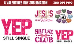 Valentines Day Self Love Sublimation PNG Product Image 2