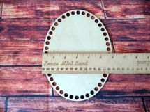 Oval basket base digital file, make myself handmade craft cr Product Image 8